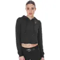 Equestro Scuba Cropped Sweatshirt Med Lynlås