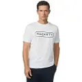 Hackett Londontil mænd. HM5000030 Essential Box T-shirt hvid (3XL), Casual, Bomuld, Korte ærmer