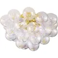 QAZQA Design loftslampe messing med regnbueglas 6-lys - Uvas