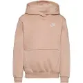 Nike Sportswear Club Fleece-pullover-hættetrøje til større børn - brun