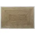 Home Decor Hvidt Jute-og Bomuldstæppe 160x230x1 Cm