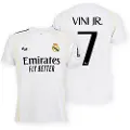 Real Madrid 25/26 Vinicius Hjem Junior T-shirt Med Korte ærmer