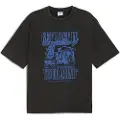 Puma Graphic Paradise Mindset Washed Boxy Tee Men, Clothing, Black, L
