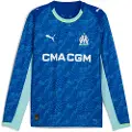 Puma Olympique de Marseille 25/26 Third Long Sleeve Jersey Men, Sport, Vivid Blue/Azure, S