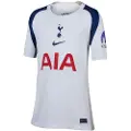 Nike Tottenham Hotspur 2025/26 Stadium Home Nike Dri-FIT Replica-fodboldspillertrøje til større børn - hvid