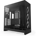 NZXT H9 Flow RGB (2025) - All Black - Kabinet - Miditower - Sort