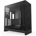 NZXT H9 Flow (2025) - All Black - Kabinet - Miditower - Sort
