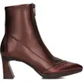 Hispanitas Hispanitastil kvinder. CHI254186 Atlanta ankelstøvler i bourgognefarvet læder bourgognefarvet (36), 5-8 cm, Lynlås, Casual, Burgund