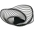 Alessi Frugtskål TRINITY 26 cm, sort, Alessi