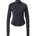 Nike Tempo Dri-FIT-løbetrøje med 1/4 lynlås til kvinder - sort
