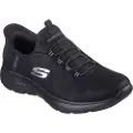 SKECHERS Skecherstil kvinder. 150254 Slip-ins Summits Unknown Trail-sko sort (41), Stof, Fast, Blonder, Casual