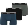 Hugo Boss BOSStil mænd. 50531691 Sæt med 3 boxershorts Power 969 sort, grøn, grå (XL), Afslappet, Bomuld