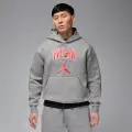 Jordan Milan-pullover-hættetrøje i fleece til mænd - grå