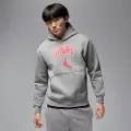 Jordan Dubai-pullover-hættetrøje i fleece til mænd - grå