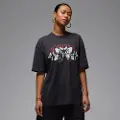 Jordan Oversized Jordan-T-shirt med grafik til kvinder - sort