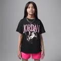 Jordan Oversized Jordan Soar-T-shirt til større børn - sort