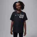 Jordan Oversized Jordan Summer Bloom-T-shirt til større børn - sort
