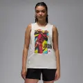 Jordan Ærmeløs Jordan-T-shirt med grafik til kvinder - hvid