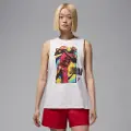 Jordan Ærmeløs Jordan-T-shirt med grafik til kvinder - brun