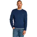 Timberland Timberlandtil mænd. TB0A5M824511 Williams River navy kabelstrikket trøje (M), Casual, Bomuld, Blå