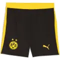 Puma Borussia Dortmund 25/26 Shorts Youth, Clothing, Black/Faster Yellow, 9-10Y