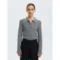 Selected Viskoseblanding Strikket Poloshirt