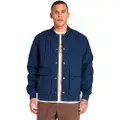 Timberland Timberlandtil mænd. TB0A6JDQ4511 Navy quiltet jakke (XL), Casual, Bomuld, Blå