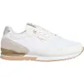 Pepe Jeans Pepe Jeanstil kvinder. PLS400008 London Party Sneakers hvid (40), Læder, Fast, Blonder, Casual