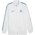Puma Olympique de Marseille KING Anthem Jacket Men, Clothing, White/Azure, L