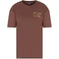 Emporio Armani Train Logo Series Sequins Crossover T-shirt Med Korte ærmer