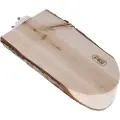 TIAKI træplatform med bark, oval - ca. B 8 x H 4 x L 17 cm