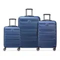DELSEY PARIS Set Air Armour (s. M Y L) 99l Kuffert Med Hjul