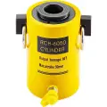 Vevor 60T 2 tommer hydraulisk cylinder donkraft hul enkeltvirkende hydraulisk stempelcylinder 50 mm hydrauliske løftecylindre til riggere og producent (60T 2 tommer hul)