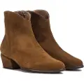 Wonders Wonderstil kvinder. D-2001 Fei ankelstøvler i brunt læder (36), 1-3 cm, Ruskind, Lynlås, Casual