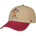47 Mlb Los Angeles Dodgers Khaki Cartoon Icon Clean Up Kasket