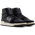 EA7 EA7unisex. 7X000278_AF18316 Sneakers i læder Baseline High sort (46 2/3), Fast, Blonder, Casual