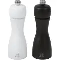 Peugeot Salt og peber kværn sæt TAHITI 15 cm, sort/hvid, bøgetræ, Peugeot