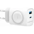 Gembird 2-in-1 20W Apple Watch + phone fast charger - White