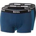 Hugo Boss BOSStil mænd. 50531684 Sæt med 3 boxershorts Power blue (XXL), Blå, Afslappet, Bomuld