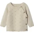 Lil´ Atelier Slå-om Strikket Cardigan