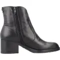 Wonders Wonderstil kvinder. G-6253 Ankelstøvler i læder Santafé 53 sort (39), 3-5 cm, Lynlås, Casual