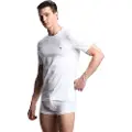 Emporio Armani Stretch Cotton Jersey T-shirt Med Korte ærmer