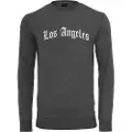 Mister tee Los Angeles Wording T-shirt Med Lange ærmer