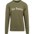 Mister tee Los Angeles Wording T-shirt Med Lange ærmer
