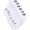 Puma Quarter Socks Youth (3-pack), Shop, White, 35-38