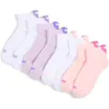 Puma Kids'Quarter Socks (4-Pack), Shop, Pink/Purple/White, 31-34