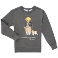 Ralph Lauren Polo Ralph Laurentil drenge. 323979490001 Sweatshirt Bear grå (S), Casual, Bomuld, børnetøj