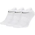 Nike Everyday Lightweight-No-Show-træningsstrømper (3 par) - hvid