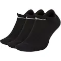 Nike Everyday Cushion-No-Show-træningsstrømper (3 par) - sort