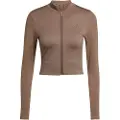 Adidas Workout Essentials Knit Sweatshirt Med Lynlås